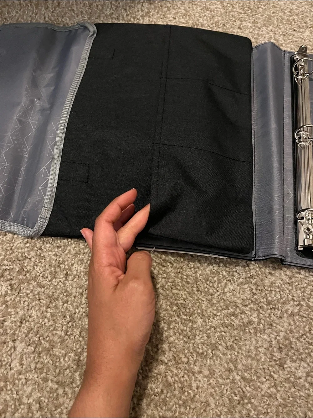 NWT Five Star Mead 1 inch Deluxe binder with zipper